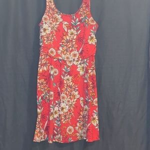 Floral sleeveless knit dress. Faded Glory.